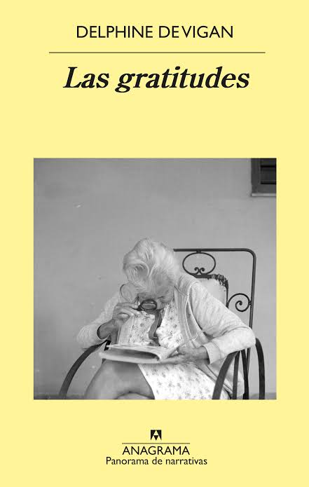 Portada de Las gratitudes, de Delphine de Vigan